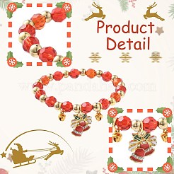 CCB Plastic & Glass Bead Bracelets&nbsp;BJEW-FS00029