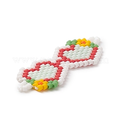 3Pcs 3 Color Handmade MIYUKI Japanese Seed Loom Pattern Seed Beads&nbsp;PALLOY-MZ00074