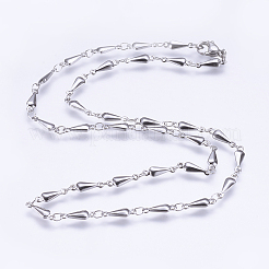 304 Stainless Steel Chain Necklaces&nbsp;STAS-P164-18