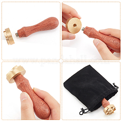 1Pc Brass Stamp Head&nbsp;DIY-OC0008-33D