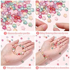 120Pcs 8 Colors Spray Painted Glass Beads&nbsp;GLAA-YW0003-62