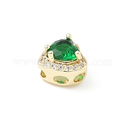 Brass Birthstone Beads&nbsp;KK-D372-01G