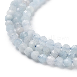 Natural Aquamarine Beads Strands&nbsp;G-J400-E18-01