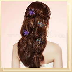 12Pcs 12 Colors Alloy Alligator Hair Clips for Women&nbsp;OHAR-SP0001-07
