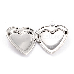 Non-Tarnish 316 Stainless Steel Locket Pendants&nbsp;LS-STAS-L258-005A-P