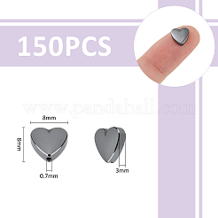 150Pcs Electroplate Non-magnetic Synthetic Hematite Bead Strands&nbsp;G-UN0001-28
