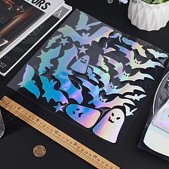 3 Sheets 3 Styles Halloween Laser PVC Waterproof Car Stickers&nbsp;DIY-GF0007-24