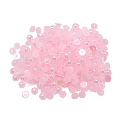 Opaque Resin Cabochons&nbsp;CRES-WH0013-03B