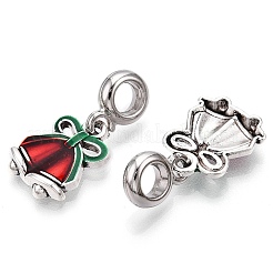 Alloy Enamel European Dangle Charms&nbsp;PALLOY-I218-33AS