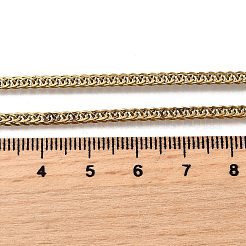 3MM 304 Stainless Steel Wheat Chain Necklaces for Men&nbsp;LS-STAS-V011-03D-G