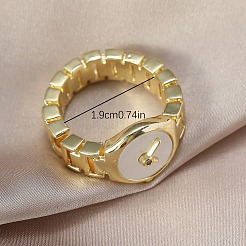 Alloy Watch Finger Rings&nbsp;WG9269C-01