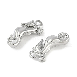 Brass Micro Pave Cubic Zirconia Charms&nbsp;KK-I719-37P