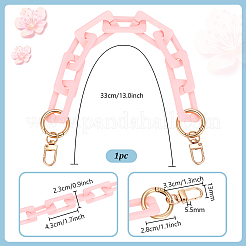 Rectangle Acrylic Link Bag Extender Chains&nbsp;HJEW-PH02395
