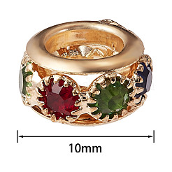 40Pcs 4 Colors Brass Spacer Beads&nbsp;JX115A