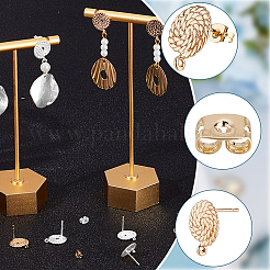20Pcs Brass Stud Earring Findings&nbsp;KK-BBC0027-62