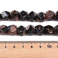 Natural Glaucophane Beads Strands&nbsp;G-T138-34