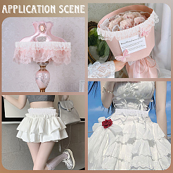 10M Polyester Pleated Lace Trim&nbsp;OCOR-CY0002-17B