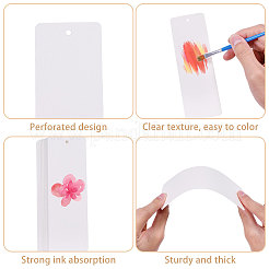 50Pcs Rectangle Paper Blank Card&nbsp;DIY-WH0591-322A