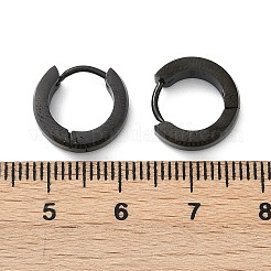304 Stainless Steel Polishing Effect Hoop Earrings&nbsp;EJEW-M001-31EB