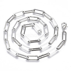 Brass Paperclip Chains&nbsp;MAK-S072-14D-P