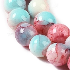 Baking Paint Glass Bead Strands&nbsp;GLAA-H031-01A-M