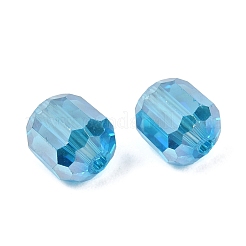 Electroplate Column Glass Beads&nbsp;EGLA-A043-02-AB13