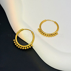 304 Stainless Steel Hoop Earrings for Women&nbsp;WG7BD37-01
