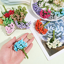 180Pcs 15 Colors Gesso Artificial Flower&nbsp;DIY-SP0006-16