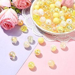 100Pcs Opaque & Transparent Acrylic Beads&nbsp;MACR-CJ0002-09A