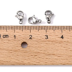Tarnish Resistant 304 Stainless Steel Lobster Claw Clasps&nbsp;STAS-M262-01-9mm