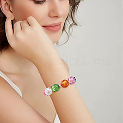 42Pcs 7 Colors Autumn Theme Transparent Acrylic Beads&nbsp;TACR-PA0001-05