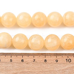 Natural Lemon Jade Beads Strands&nbsp;G-H343-D04-14mm
