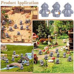 Resin Knight Home Decorations&nbsp;AJEW-WH0410-435