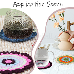 DIY Coaster Knitting Kits&nbsp;DIY-SC0029-67