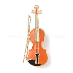 4Pcs 4 Styles Musical Instruments Series Enamel Pins&nbsp;JEWB-Z043-03G