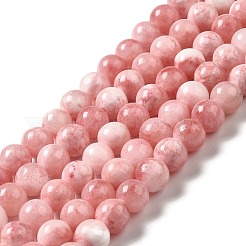 Natural Green Jade Beads Strands&nbsp;G-G757-04-6mm