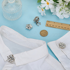 4Pcs Alloy Cufflinks&nbsp;DIY-FG0007-78