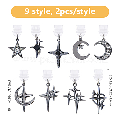 18Pcs 9 Style PVC Mobile Dustproof Plugs&nbsp;HJEW-DC00149