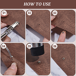 400Pcs 4 Colors Alloy Snap Rivet Butt Screw&nbsp;FIND-GF0009-29