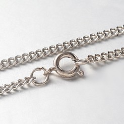 Iron Twisted Chain Necklaces&nbsp;NJEW-JN01046-01