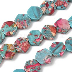Dyed Synthetic Imperial Jasper Beads Strands&nbsp;G-D337-14mm-A03