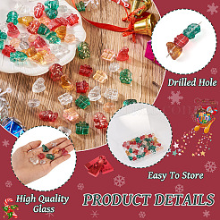 72Pcs 12 Styles Transparent Glass Beads&nbsp;GLAA-TA0001-64