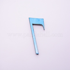 Plastic & PVC Number Sign Labels&nbsp;X-KY-WH0023-B07-03