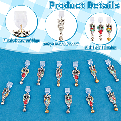 12Pcs 3 Styles 2 Colors Plastic Mobile Dustproof Plugs&nbsp;PALLOY-OC00041