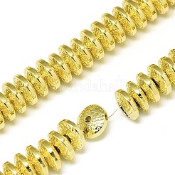 Electroplate Non-magnetic Synthetic Hematite Beads Strands&nbsp;G-S372-001-01G