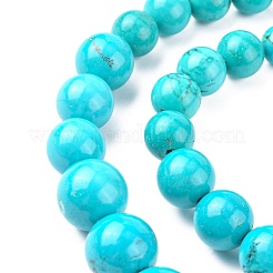 Natural Magnesite Graduated Beads Strands&nbsp;G-F604-01