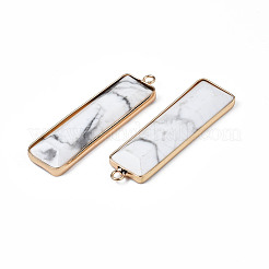 Natural Howlite Pendants&nbsp;G-S359-386A