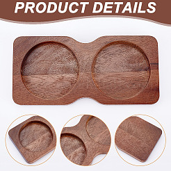 Wood Pepper Grinder Holder&nbsp;AJEW-WH0541-56