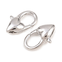 Brass Lobster Claw Clasps&nbsp;KK-H287-08C-P