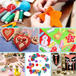 Rectangle Felt Fabric Roll&nbsp;DIY-CY0003-96B